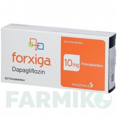 ФОРКСІГА (FORXIGA) 10 мг таблетки 28 шт - Дапагліфлозин CC PHARMA