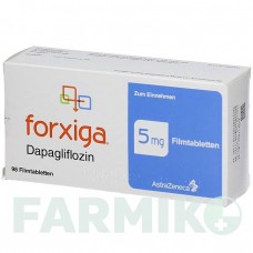 ФОРКСИГА (FORXIGA) 5 мг таблетки 28 шт - Дапаглифлозин ABACUS MEDICINE