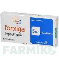 ФОРКСІГА (FORXIGA) 5 мг таблетки 28 шт - Дапагліфлозин EURIMPHARM