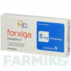 ФОРКСІГА (FORXIGA) 5 мг таблетки 28 шт - Дапагліфлозин KOHLPHARMA