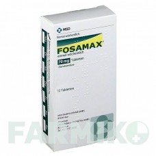ФОСАМАКС (FOSAMAX) 70 мг таблетки 12 шт - Алендроновая кислота ORGANON