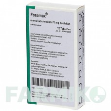 ФОСАМАКС (FOSAMAX) 70 мг таблетки 12 шт - Алендроновая кислота PHARMA GERKE