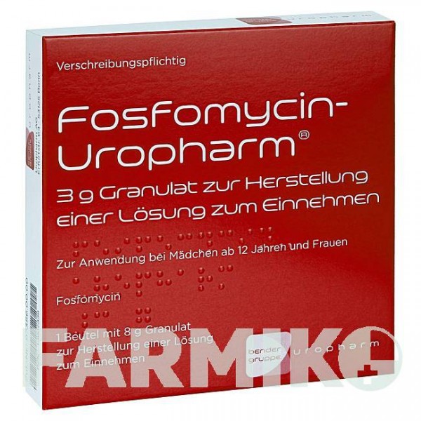 ФОСФОМІЦИН (FOSFOMYCIN) 3 г гранули 1 шт - Фосфоміцин ABANTA PHARMA
