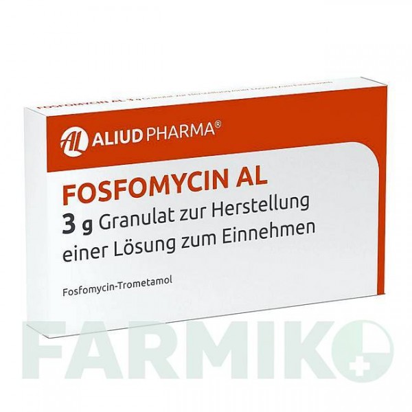 ФОСФОМІЦИН (FOSFOMYCIN) 3 г гранули 1 шт - Фосфоміцин ALIUD PHARMA