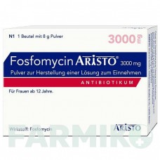 ФОСФОМІЦИН (FOSFOMYCIN) 3000 мг порошок 1 шт - Фосфоміцин ARISTO PHARMA