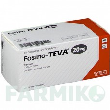 ФОЗИНО (FOSINO) 20 мг таблетки 100 шт - Фозиноприл TEVA