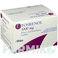 ФОСРЕНОЛ (FOSRENOL) 1000 мг саше 90 шт - Лантана (III) карбонат TAKEDA