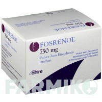 ФОСРЕНОЛ (FOSRENOL) 750 мг саше 90 шт - Лантану (III) карбонат TAKEDA