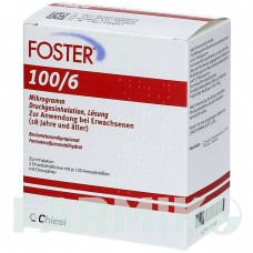 ФОСТЕР (FOSTER) 100/6 мкг 120 доз аэрозоль 2 шт - Формотерол, Беклометазон ABACUS MEDICINE