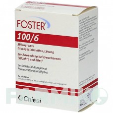 ФОСТЕР (FOSTER) 100/6 мкг 120 доз аэрозоль 2 шт - Формотерол, Беклометазон CC PHARMA