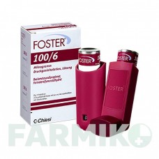 ФОСТЕР (FOSTER) 100/6 мкг 120 доз аэрозоль 2 шт - Формотерол, Беклометазон CHIESI
