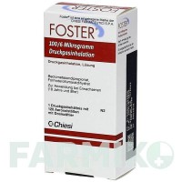 ФОСТЕР (FOSTER) 100/6 мкг 120 доз аэрозоль 1 шт - Формотерол, Беклометазон EMRA-MED