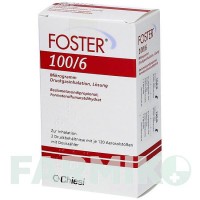 ФОСТЕР (FOSTER) 100/6 мкг 120 доз аерозоль 2 шт - Формотерол, Беклометазон ORIFARM