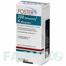 ФОСТЕР (FOSTER) 200/6 мкг 120 доз аэрозоль 1 шт - Формотерол, Беклометазон EMRA-MED