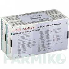 ФОСТЕР (FOSTER) 200/6 мкг 120 доз порошок 2 шт - Формотерол, Беклометазон EMRA-MED