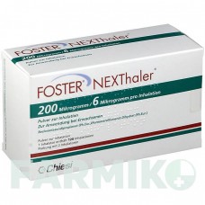 ФОСТЕР (FOSTER) 200/6 мкг 120 доз порошок 2 шт - Формотерол, Беклометазон ORIFARM