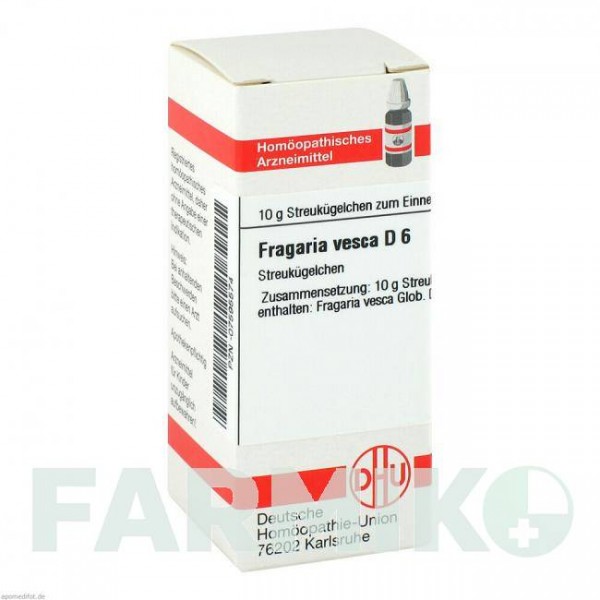 ФРАГАРИЯ ВЕСКА (FRAGARIA VESCA) D 6 глобули 10 г - Гомеопатия DHU