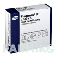 ФРАГМИН (FRAGMIN) 2500 МЕ шприци 10 шт - Дальтепарин PFIZER