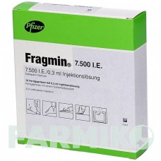 ФРАГМІН (FRAGMIN) 7500 МО розчин 10 шт - Дальтепарин KOHLPHARMA