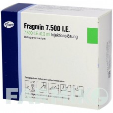 ФРАГМІН (FRAGMIN) 7500 МО розчин 50 шт - Дальтепарин KOHLPHARMA