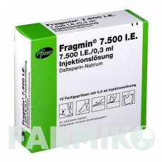 ФРАГМИН (FRAGMIN) 7500 МЕ шприци 10 шт - Дальтепарин PFIZER