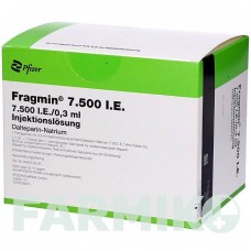 ФРАГМИН (FRAGMIN) 7500 МЕ шприци 50 шт - Дальтепарин PFIZER