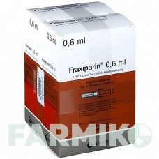 ФРАКСИПАРИН (FRAXIPARIN) 0,6 мл раствор 20x0,6 мл - Надропарин DOCPHARM