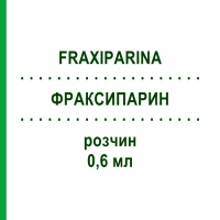 ФРАКСИПАРИН (FRAXIPARINA) 0,6 мл раствор 10x0,6 мл - Надропарин KOHLPHARMA