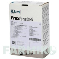 ФРАКСИПАРИН (FRAXIPARINA) 0,8 мл розчин 10x0,8 мл - Надропарин EMRA-MED