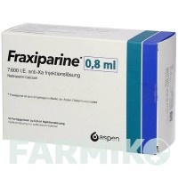 ФРАКСИПАРИН (FRAXIPARINA) 0,8 мл раствор 10x0,8 мл - Надропарин KOHLPHARMA