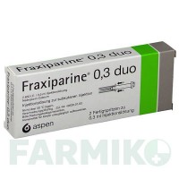 ФРАКСИПАРИН (FRAXIPARINE) 0,3 мл раствор 2x0,3 мл - Надропарин VIATRIS