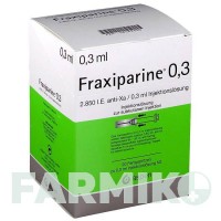 ФРАКСИПАРИН (FRAXIPARINE) 0,3 мл розчин 20x0,3 мл - Надропарин VIATRIS