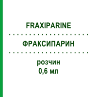 ФРАКСИПАРИН (FRAXIPARINE) 0,6 мл раствор 20x0,6 мл - Надропарин DOCPHARM