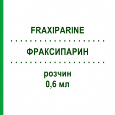 ФРАКСИПАРИН (FRAXIPARINE) 0,6 мл розчин 10x0,6 мл - Надропарин EURIMPHARM
