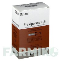 ФРАКСИПАРИН (FRAXIPARINE) 0,6 мл раствор 10x0,6 мл - Надропарин VIATRIS