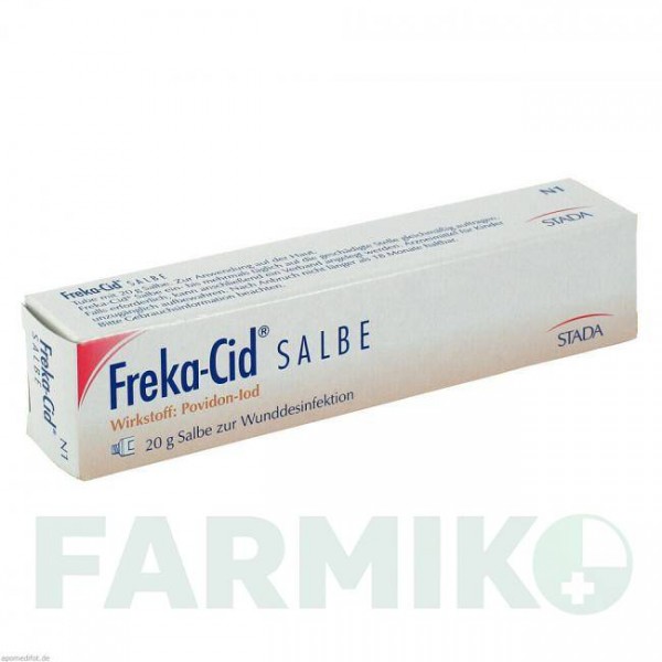 ФРЕКА СИД (FREKA CID) мазь 20 г - Повидон-йод STADA