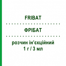 ФРІБАТ (FRIBAT) 1 г/3 мл розчин ін’єкційний 1 шт - Цефтазидим EPIFARMA
