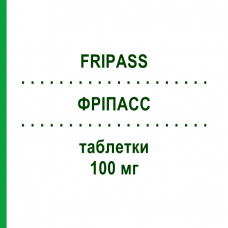 ФРИПАСС (FRIPASS) 100 мг таблетки 28 шт - Цилостазол ITALFARMACO