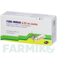 ФСМЕ ІМУН (FSME IMMUN) 0,25 мл суспензія 1 шт - Кліщовий енцефаліт інактивований вірус PFIZER