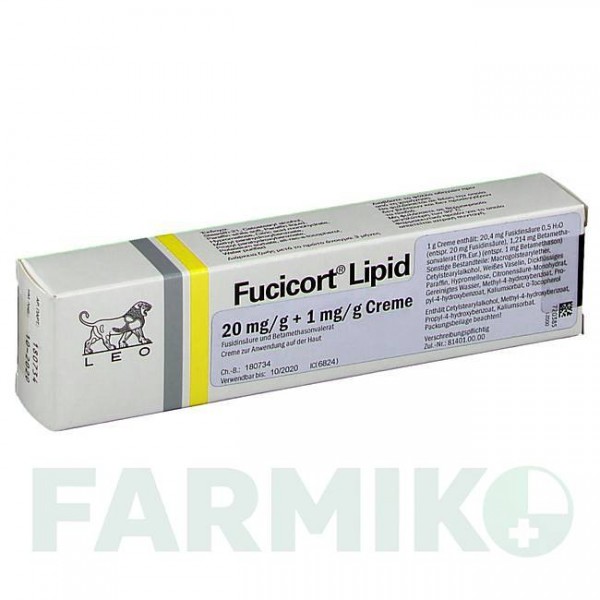 ФУЦИКОРТ (FUCICORT) 20 мг/г + 1 мг/г крем 30 г - Бетаметазон, Антибіотик EMRA-MED