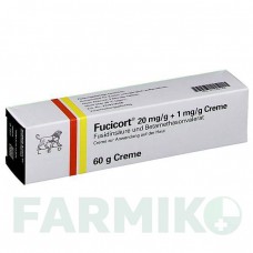 ФУЦИКОРТ (FUCICORT) 20 мг/г + 1 мг/г крем 60 г - Бетаметазон, Антибиотик LEO PHARMA
