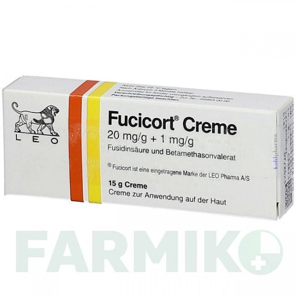 ФУЦИКОРТ (FUCICORT) крем 15 г - Бетаметазон, Антибіотик KOHLPHARMA