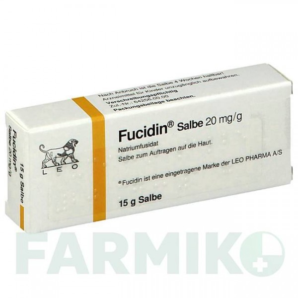 ФУЦИДИН (FUCIDINE) мазь 15 г - Фузидова кислота KOHLPHARMA
