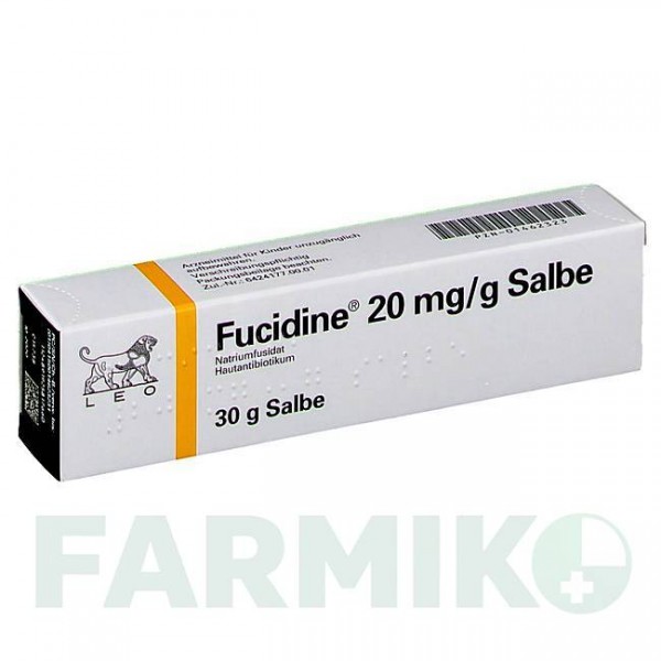 ФУЦИДИН (FUCIDINE) мазь 30 г - Фузидивая кислота LEO PHARMA