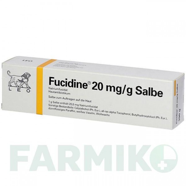 ФУЦИДИН (FUCIDINE) мазь 100 г - Фузидивая кислота LEO PHARMA