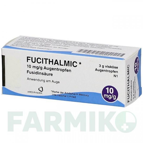 ФУЦИТАЛМІК (FUCITHALMIC) краплі 3 г - Фузидова кислота EMRA-MED