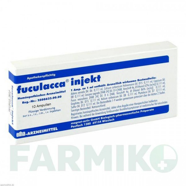 ФУКУЛАККА (FUCULACCA) ампулы 10 шт - Гомеопатия INFIRMARIUS