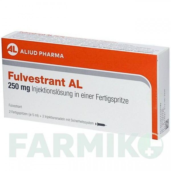 ФУЛВЕСТРАНТ (FULVESTRANT) 250 мг/5 мл раствор 2 шт - Фулвестрант ALIUD PHARMA