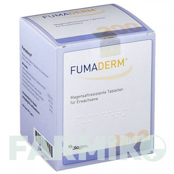 ФУМАДЕРМ (FUMADERM) таблетки 200 шт - Производное фумаровой кислоты, Другое BIOGEN