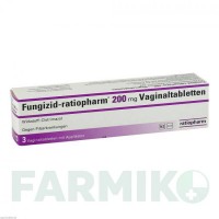 ФУНГІЦИД (FUNGIZID) 200 мг таблетки 3 шт - Клотримазол RATIOPHARM